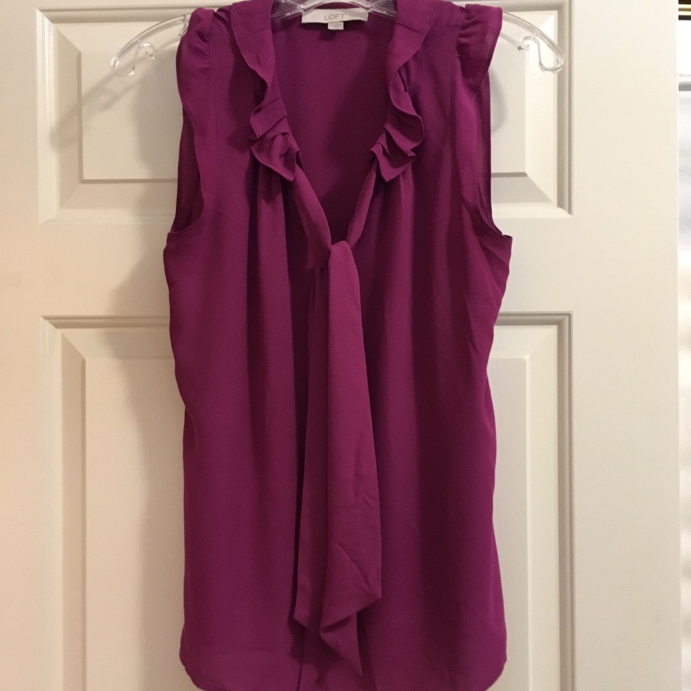 Loft shirt size small with attached tie